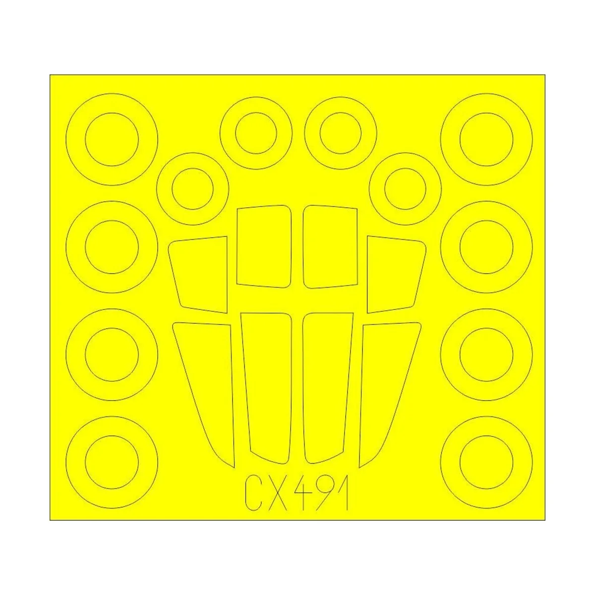 Su-34 for Trumpeter, 1/72 - Eduard Accessories CX491 Su-34 for Trumpeter, 1/72 - Eduard Accessories CX491