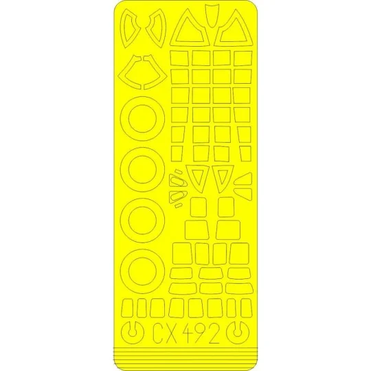 P1Y Frances/Ginga for Hasegawa, 1/72 - Eduard Accessories CX492