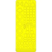 P1Y Frances/Ginga for Hasegawa - Eduard Accessories CX492