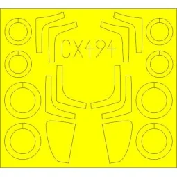 MiG-29SMT for Zvezda, 1/72 - Eduard Accessories CX494