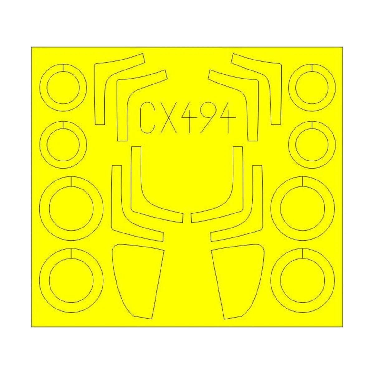 MiG-29SMT for Zvezda - Eduard Accessories CX494