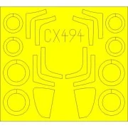 MiG-29SMT for Zvezda - Eduard Accessories CX494