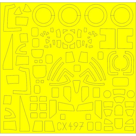 Fortress Mk.III for Airfix, 1/72 - Eduard Accessories CX497