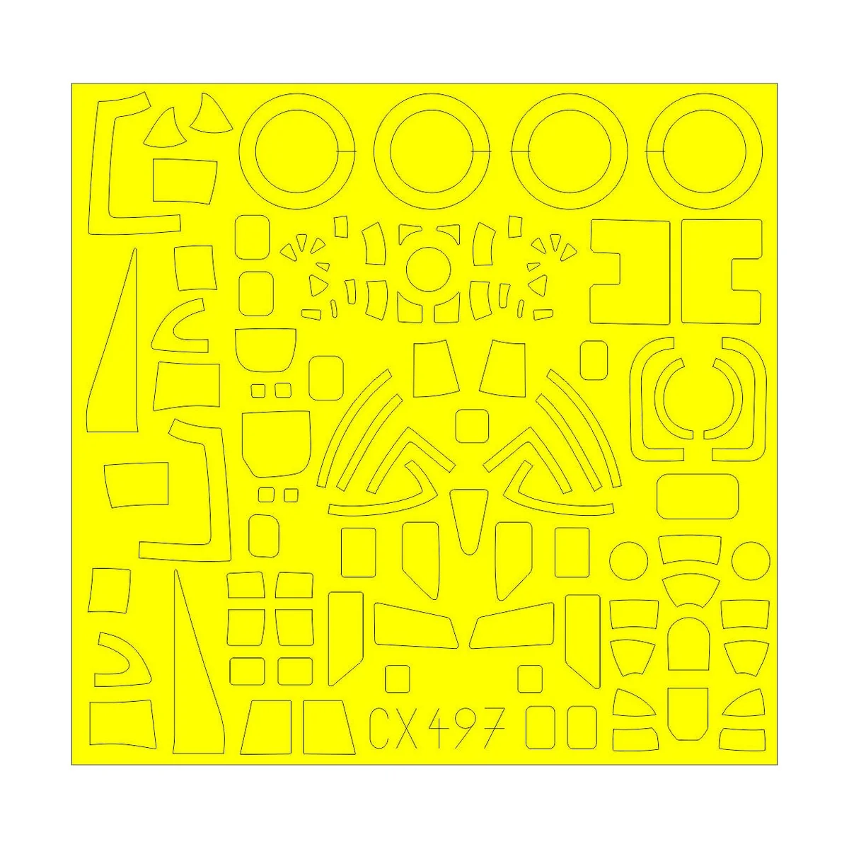 Fortress Mk.III for Airfix, 1/72 - Eduard Accessories CX497