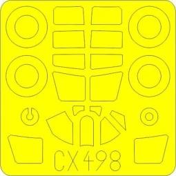 P-40N for Special Hobby, 1/72 - Eduard Accessories CX498