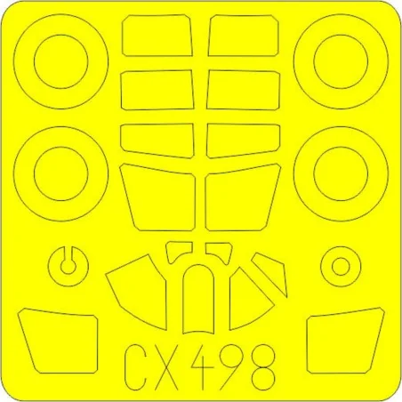 P-40N for Special Hobby, 1/72 - Eduard Accessories CX498