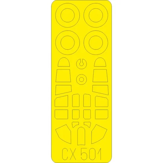 Kittyhawk Mk.Ia for Special Hobby, 1/72 - Eduard Accessories CX501 Kittyhawk Mk.Ia for Special Hobby, 1/72 - Eduard Accessories CX501