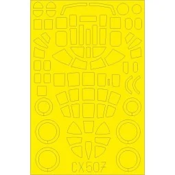 B-25C/D for Airfix, 1/72 - Eduard Accessories CX507