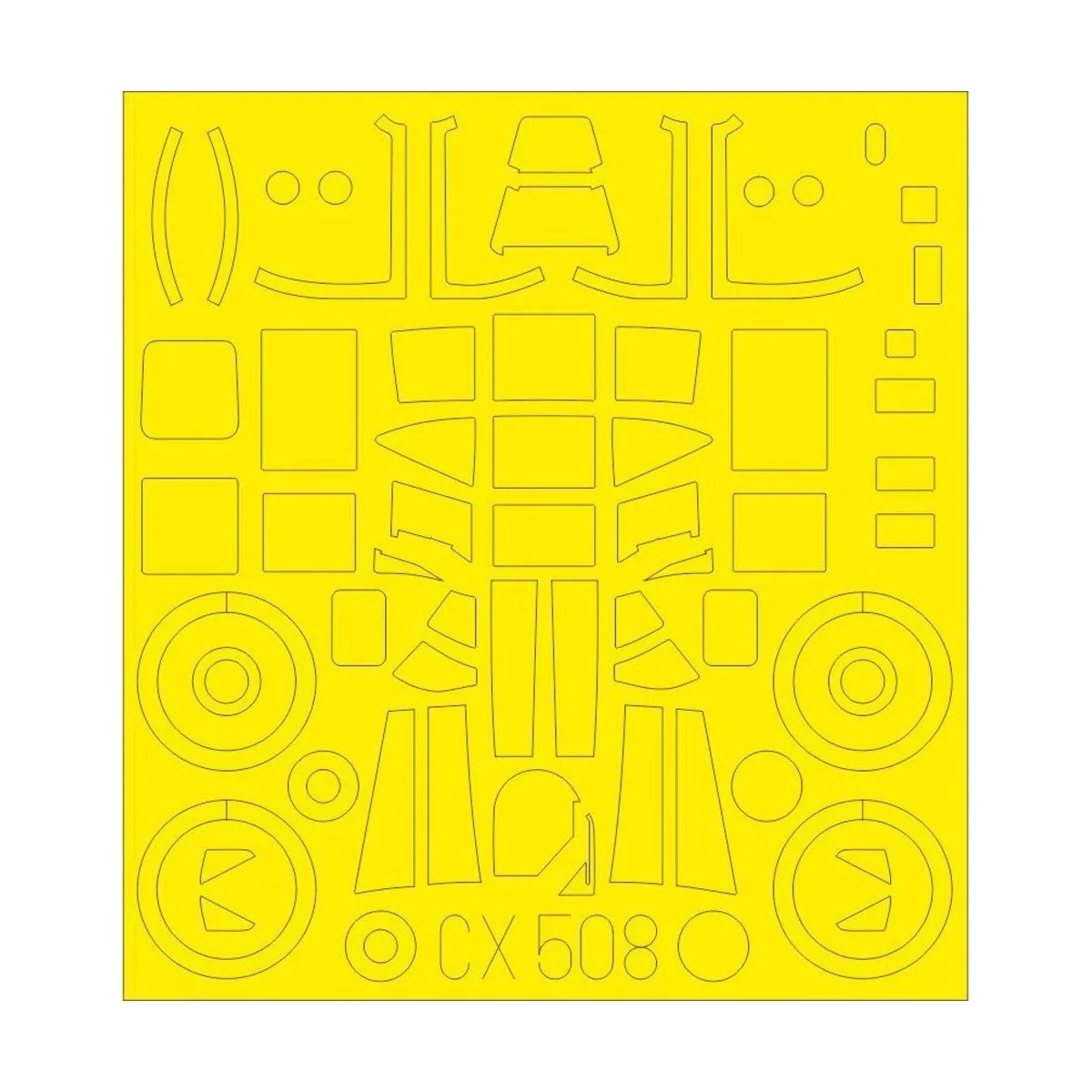 Shackleton AEW.2 for Airfix, 1/72 - Eduard Accessories CX508 Shackleton AEW.2 for Airfix, 1/72 - Eduard Accessories CX508