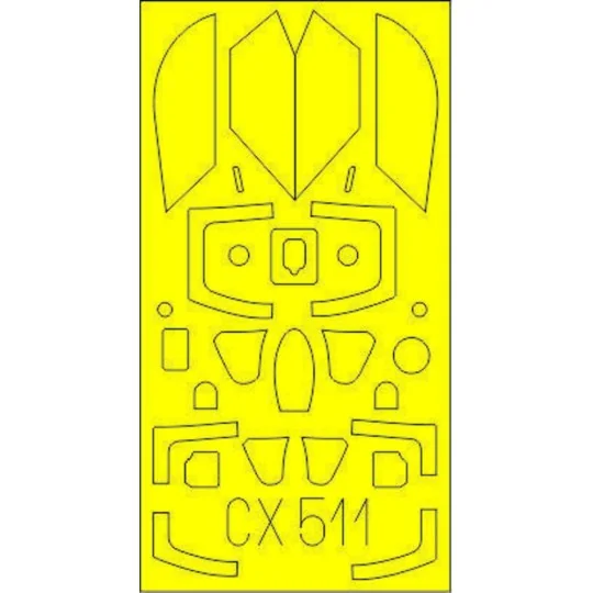 MiG-21MF for Eduard, 1/72 - Eduard Accessories CX511