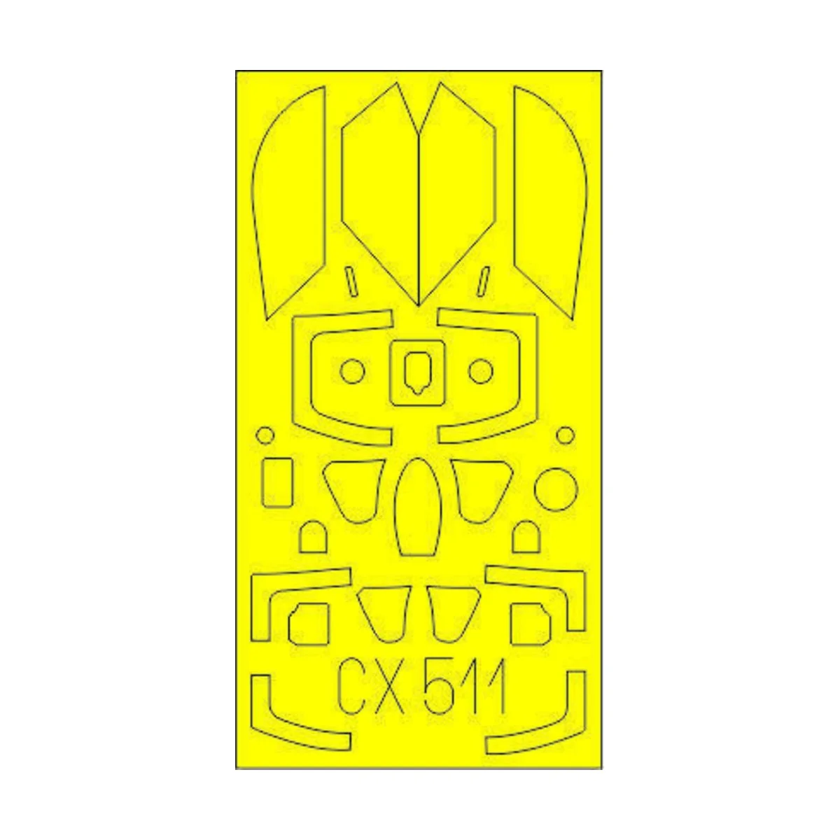 MiG-21MF for Eduard, 1/72 - Eduard Accessories CX511