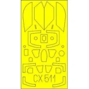 MiG-21MF for Eduard, 1/72 - Eduard Accessories CX511