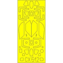 MiG-21MF TFace for Eduard, 1/72 - Eduard Accessories CX512