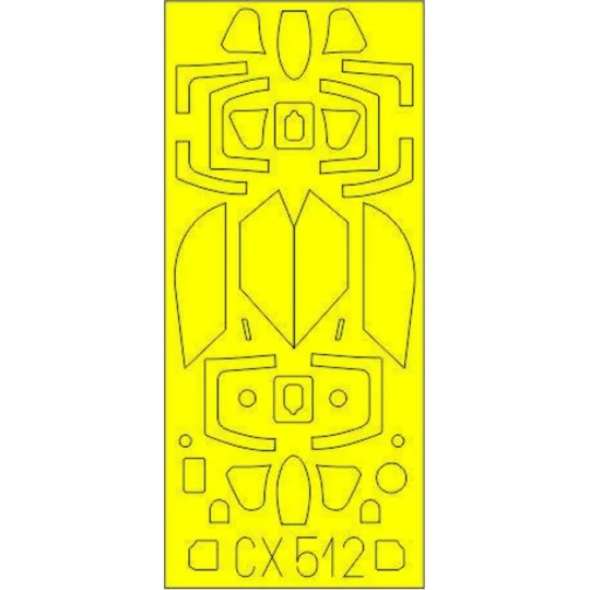 MiG-21MF TFace for Eduard, 1/72 - Eduard Accessories CX512