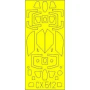 MiG-21MF TFace for Eduard, 1/72 - Eduard Accessories CX512