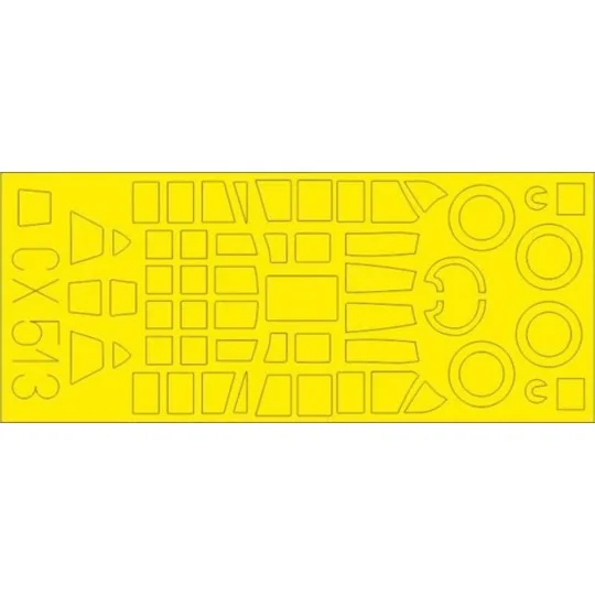 Ju 87B-2/R2 for Airfix, 1/72 - Eduard Accessories CX513