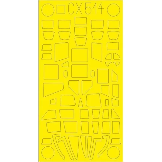 Blenheim Mk.IV for Airfix, 1/72 - Eduard Accessories CX514