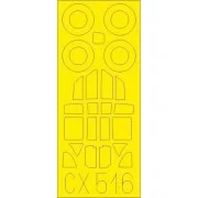 Ki-61-Id for Tamiya - Eduard Accessories CX516