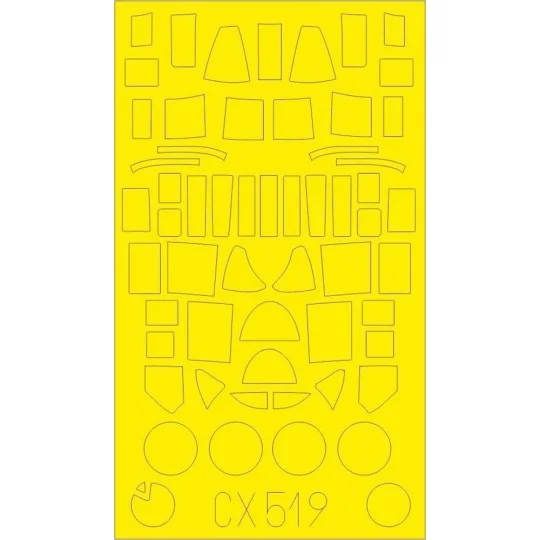 P-61B for Hobby Boss, 1/72 - Eduard Accessories CX519 P-61B for Hobby Boss, 1/72 - Eduard Accessories CX519