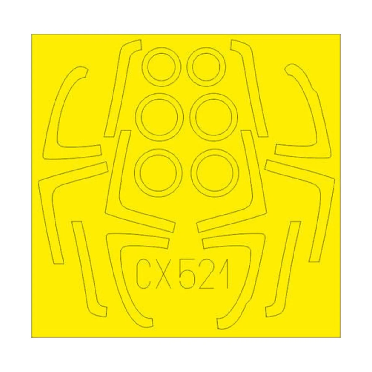 F/A-18E TFace for Academy - Eduard Accessories CX521