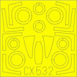 F-14A for Fine Molds, 1/72 - Eduard Accessories CX532