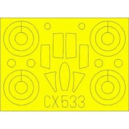 MiG-25RBT for ICM - Eduard Accessories CX533