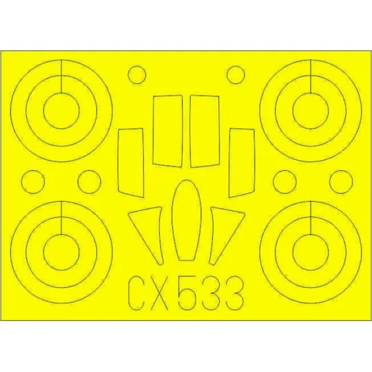 MiG-25RBT for ICM - Eduard Accessories CX533