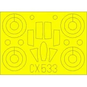 MiG-25RBT for ICM - Eduard Accessories CX533