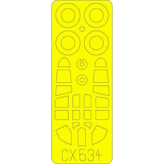 P-40K for Special Hobby, 1/72 - Eduard Accessories CX534