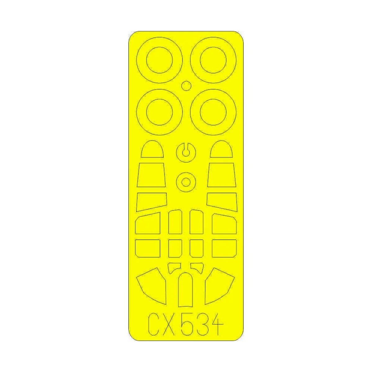 P-40K for Special Hobby - Eduard Accessories CX534