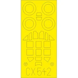 Bf 109G-6 for Tamiya, 1/72 - Eduard Accessories CX542
