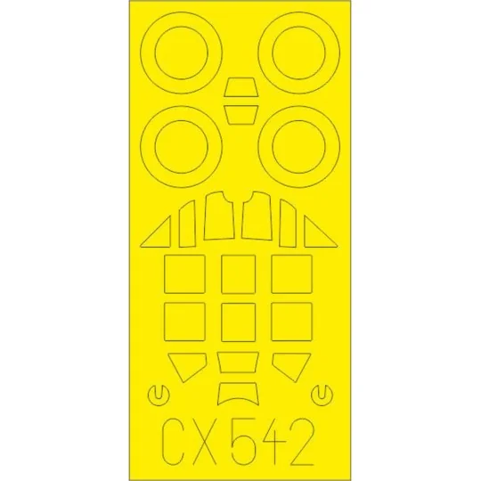 Bf 109G-6 for Tamiya - Eduard Accessories CX542