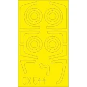 Su-30SM for Zvezda, 1/72 - Eduard Accessories CX544