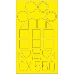 Bf 109F-2 for Revell, 1/72 - Eduard Accessories CX550