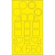 Bf 109F-2 for Revell, 1/72 - Eduard Accessories CX550