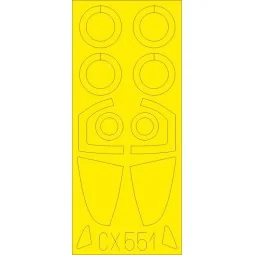 Su-57 for Zvezda, 1/72 - Eduard Accessories CX551