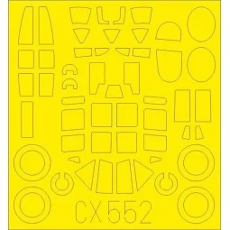 Pe-2 for Zvezda, 1/72 - Eduard Accessories CX552