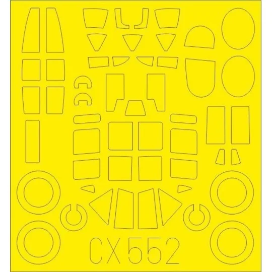 Pe-2 for Zvezda - Eduard Accessories CX552