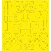 Pe-2 for Zvezda, 1/72 - Eduard Accessories CX552