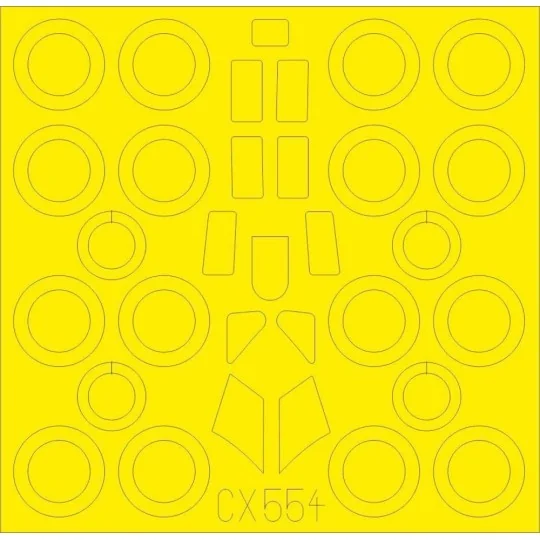 Tu-22 for Trumpeter - Eduard Accessories CX554