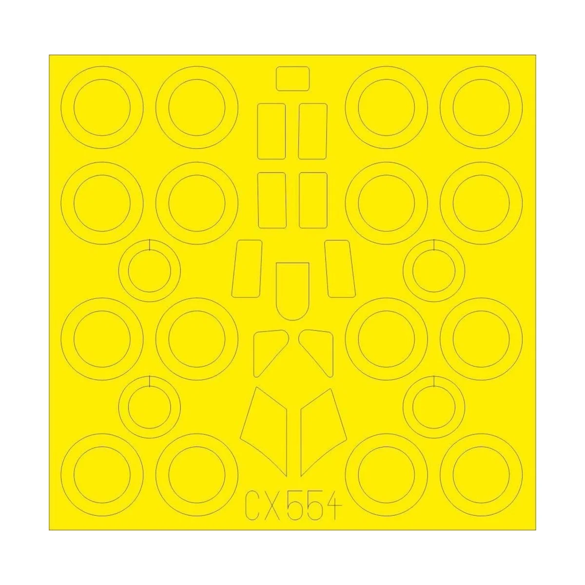 Tu-22 for Trumpeter, 1/72 - Eduard Accessories CX554