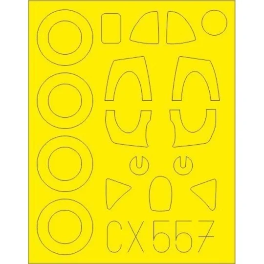 MiG-17 for Airfix, 1/72 - Eduard Accessories CX557 MiG-17 for Airfix, 1/72 - Eduard Accessories CX557