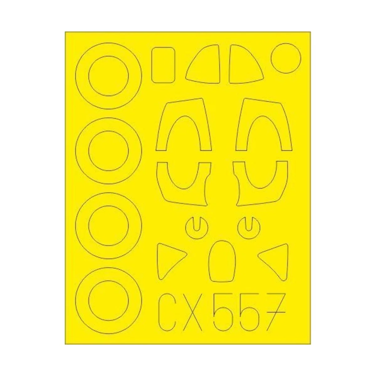 MiG-17 for Airfix, 1/72 - Eduard Accessories CX557 MiG-17 for Airfix, 1/72 - Eduard Accessories CX557