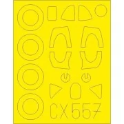 MiG-17 for Airfix, 1/72 - Eduard Accessories CX557 MiG-17 for Airfix, 1/72 - Eduard Accessories CX557