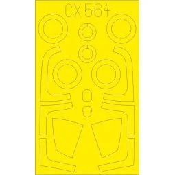 F-15J for GreatWall, 1/72 - Eduard Accessories CX564