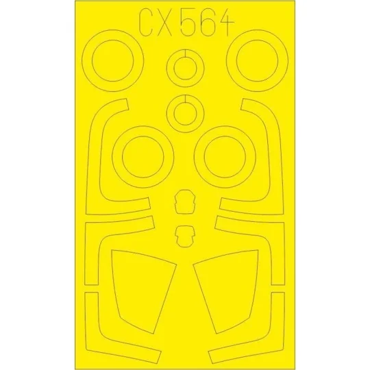 F-15J for GreatWall, 1/72 - Eduard Accessories CX564