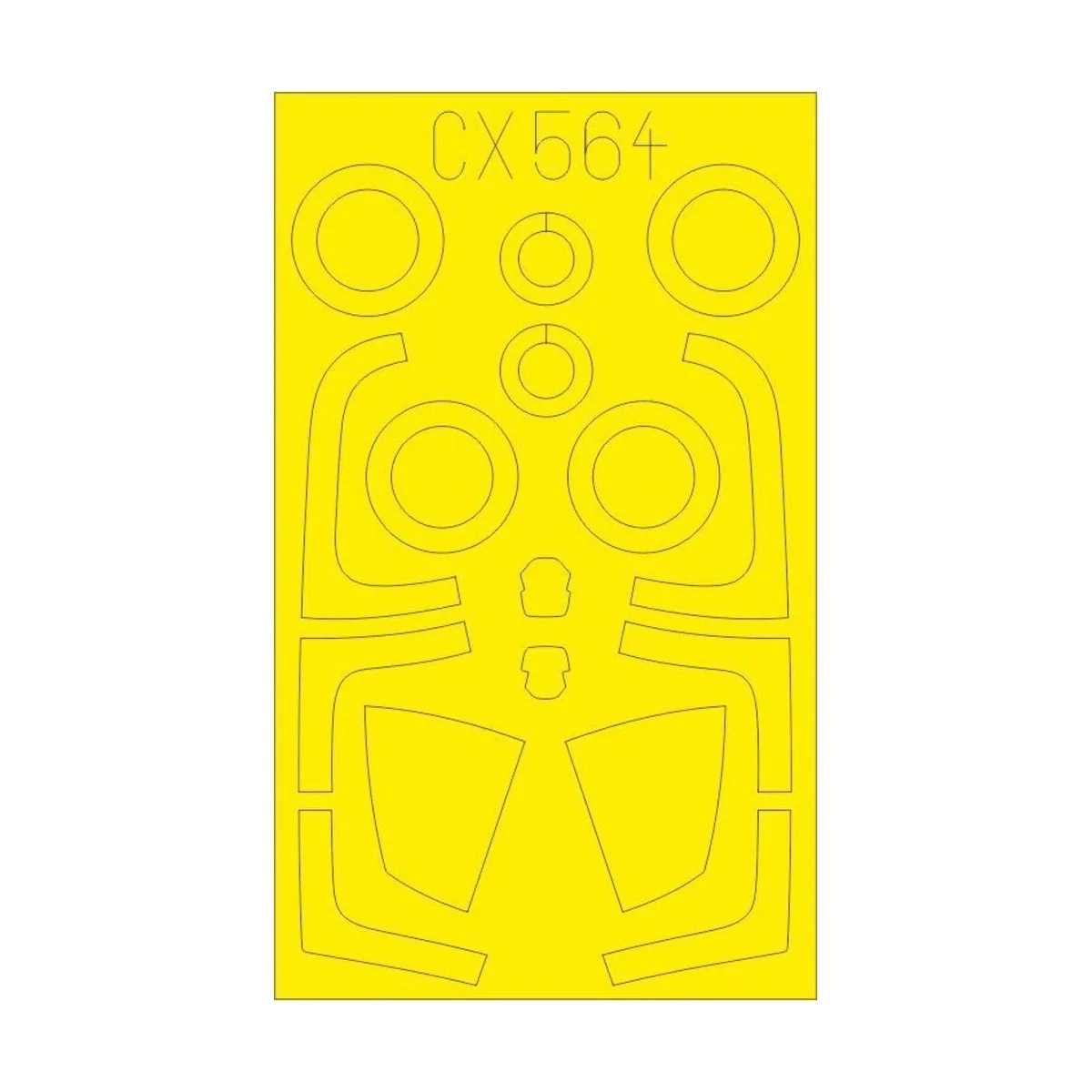 F-15J for GreatWall, 1/72 - Eduard Accessories CX564