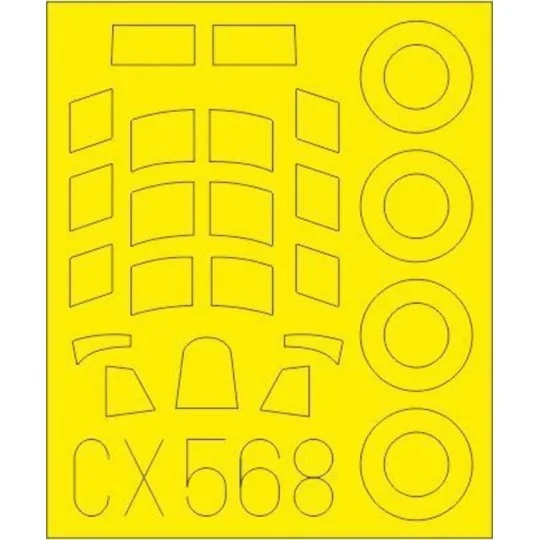 Hurricane Mk.IIc for Arma Hobby - Eduard Accessories CX568