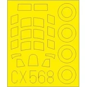 Hurricane Mk.IIc for Arma Hobby - Eduard Accessories CX568