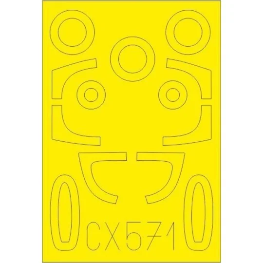 He 162A for Special Hobby, 1/72 - Eduard Accessories CX571 He 162A for Special Hobby, 1/72 - Eduard Accessories CX571